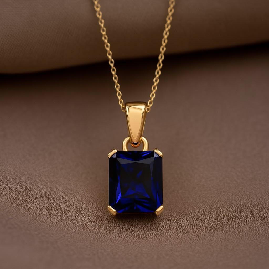 Blue Sapphire Pendant